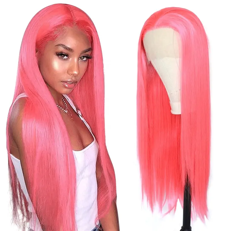 Best Beauty Hair Different Color 13x4 Lace Frontal Wigs Straight Human Hair 180% Density