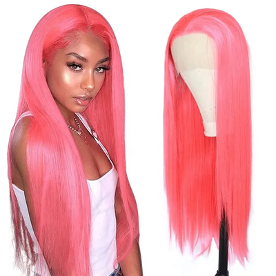 Best Beauty Hair Different Color 13x4 Lace Frontal Wigs Straight Human Hair 180% Density