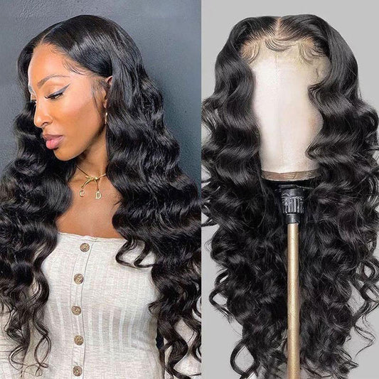 Best Beauty Hair 13x6 HD Lace Frontal Wig Loose Wave Virgin Human Hair for Women