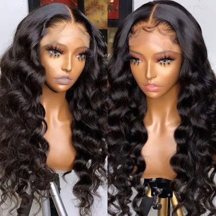 Best Beauty Hair 13x6 HD Lace Frontal Wig Loose Wave Virgin Human Hair for Women