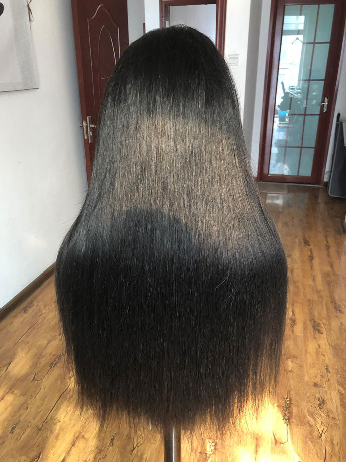 Best Beauty Hair 360 Lace Frontal Wig Silky Straight Virgin Human Hair 210% Density