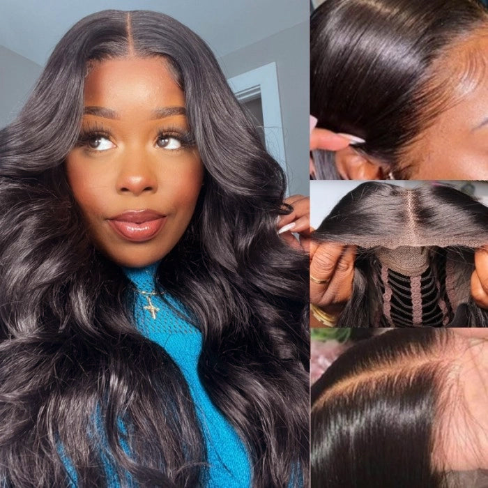 Best Beauty Hair 6x4 Glueless Lace Wig Wear and Go Virgin Human Hair Body Wave