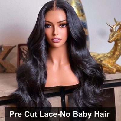 Best Beauty Hair 6x4 Glueless Lace Wig Wear and Go Virgin Human Hair Body Wave