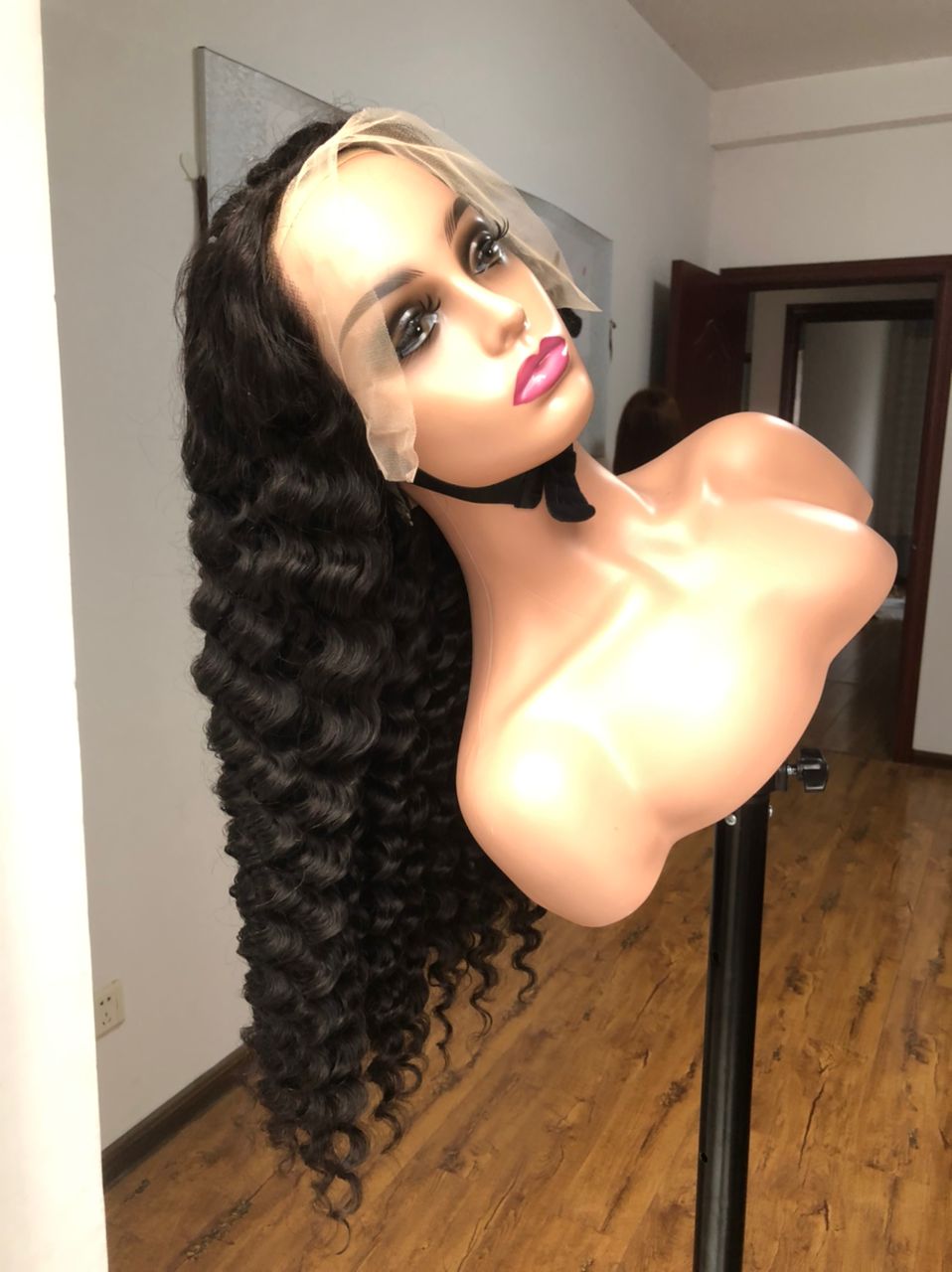 Best Beauty Hair Deep Waave 13x4 Transparent Lace Front Wig Virgin Human Hair