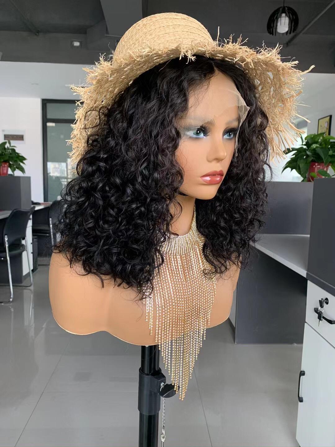 Best Beauty Hair Double Drawn Lace Frontal Wig Water Wave Human Hair