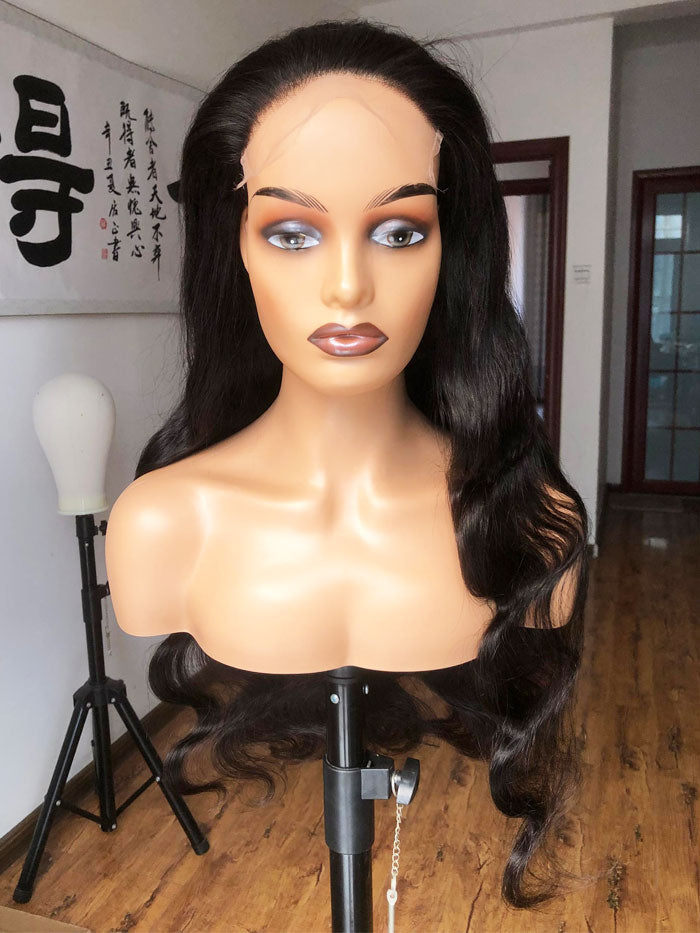 Best Beauty Hair Glueless 6x6 HD Lace Closure Wig Virgin Human Hair Body wave