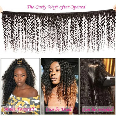 Best Beauty Hair Jerry Curl Bundles with Lace Frontal Virgin Human Hair Weave