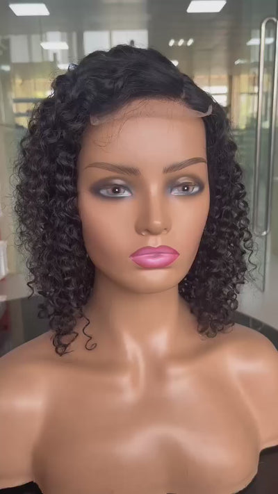 Best Beauty Hair 5x5 Lace Closure Wig Kinky Curly Virgin Human Hair