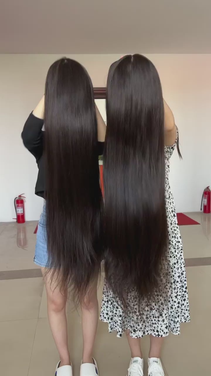 Best Beauty Hair 12A Long Length 30 to 40 Inches Lace Frontal Wig Human Hair Bone Straight