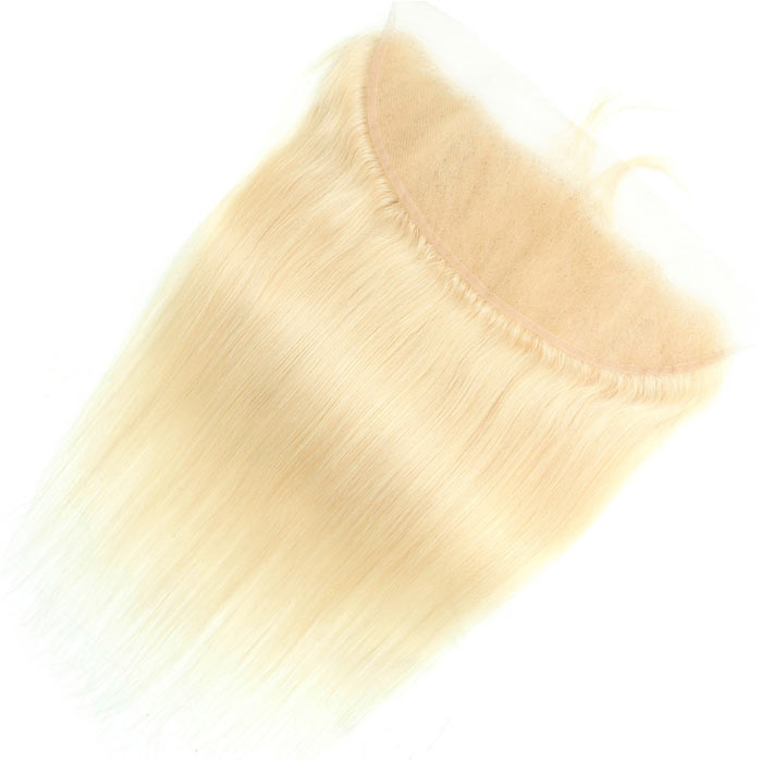 Silky Straight 13x4 Lace Frontal Honey Blonde Color 613 Virgin Human Hair