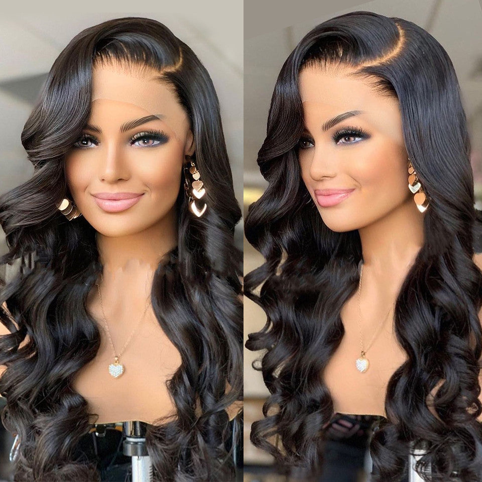 Body Wave 13x6 Lace Front Wig Human Hair Pre Plucked 12"-32" Transparent Lace Long Wigs for Women