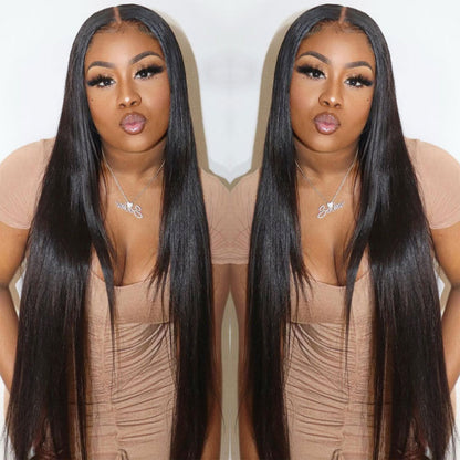 360 Lace Frontal Wig Silky Bone Straight 16"-30" Transparent Lace Front Wigs Human Hair