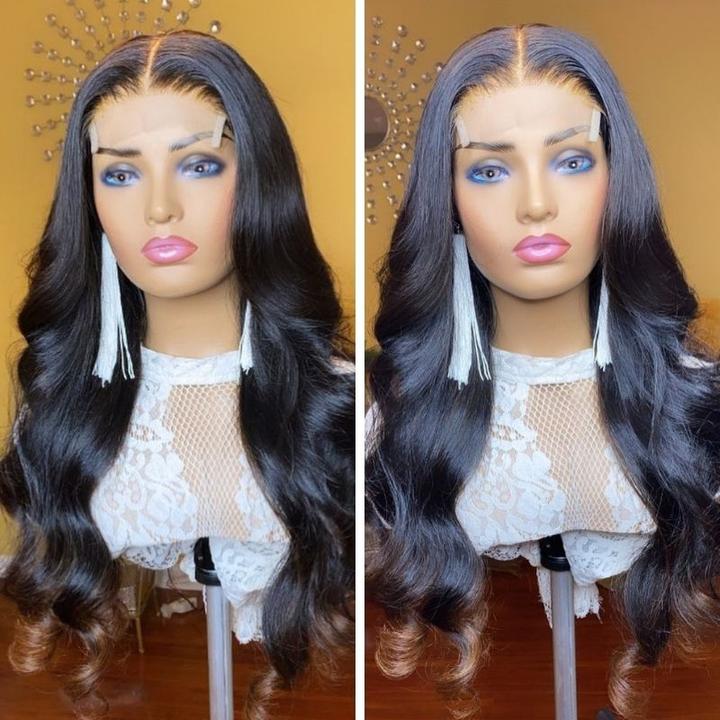 4x4 Lace Closure Wig Body Wave 150% or 180% Density Virgin Human Hair Wigs for Women Best Beauty Hair