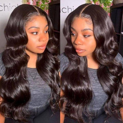 4x4 Lace Closure Wig Body Wave 150% or 180% Density Virgin Human Hair Wigs for Women Best Beauty Hair