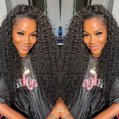 5x5 HD Lace Closure Wig Pre Plucked Jerry Curl Virgin Human Hair Lace Wigs with Baby Hair