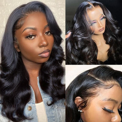 Body Wave 360 Lace Frontal Wig Pre Plucked for Women 16"-30" Transparent Lace Wigs Human Hair