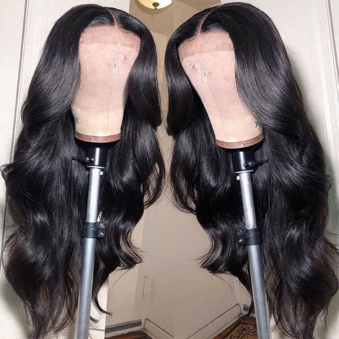 HD Lace Closure Wig Virgin Human Hair Pre Plucked 4x4 or 5x5 Transparent Lace Wigs