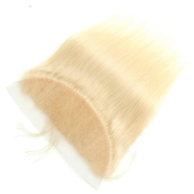 Silky Straight 13x4 Lace Frontal Honey Blonde Color 613 Virgin Human Hair