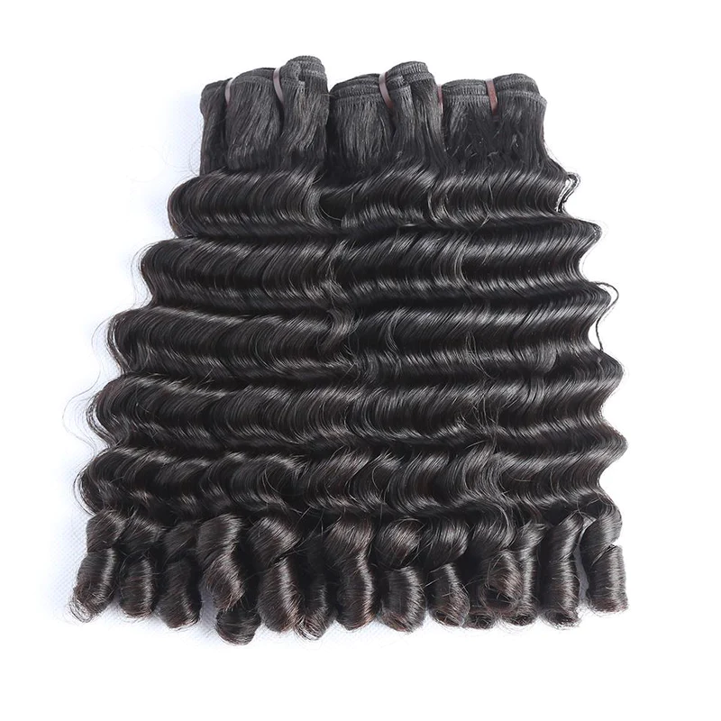 Best Beauty Deep Funmi Hair Top Grade Double Drawn 100% Virgin Human Hair