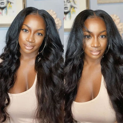 Best Beauty Hair Body Wave V / U Part Wig Virgin Human Hair 180% Density