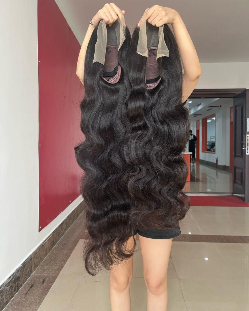 Best Beauty Hair 30 to 40 Inches Lace Frontal Wig Virgin Human Hair Body Wave