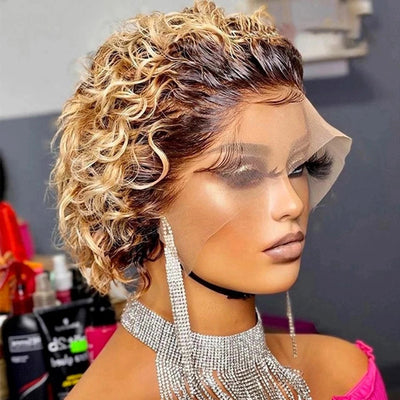 Best Beauty Hair Sassy Curly Short Pixie Wigs