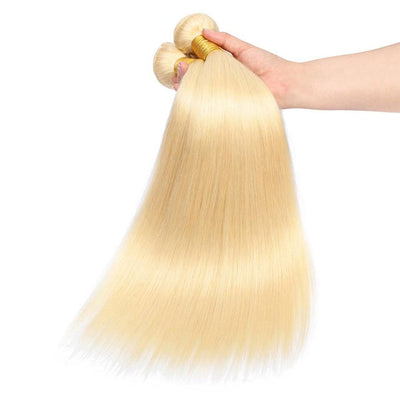 Best Beauty Honey Blonde Hair Weave 3 or 4 Bundles Deals Virgin Human Hair Extensions