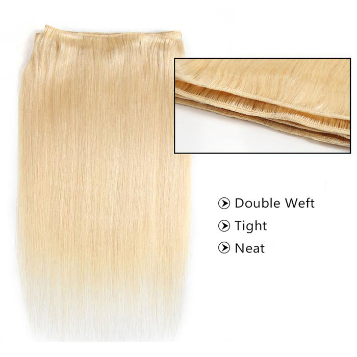 Best Beauty Honey Blonde Hair Weave 3 or 4 Bundles Deals Virgin Human Hair Extensions