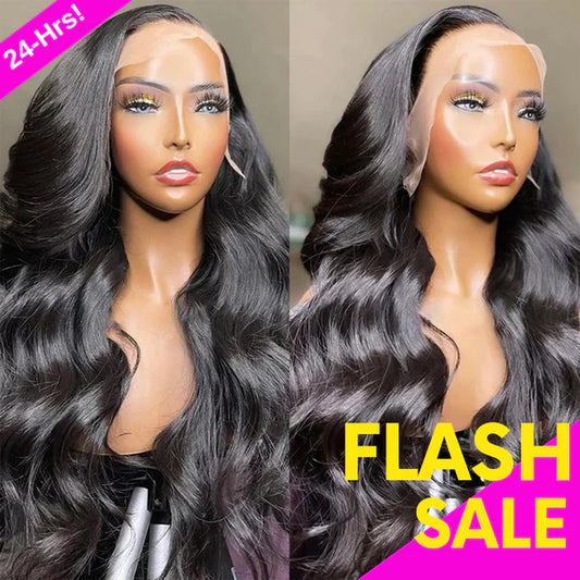 Bouncy Body Wave Transparent HD Lace Wigs Best Beauty Human Hair Flash Sale