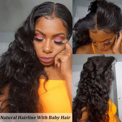 Brazilian Lace Front Wig Loose Deep Wave Virgin Human Hair 13x4 Transparent Lace Frontal Wigs