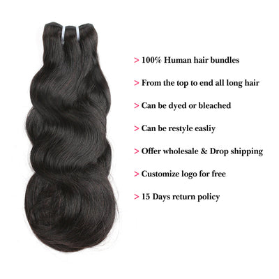 Double Drawn Hair Bundles Best Beauty Raw Virgin Human Hair Weave