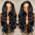Full Lace Wig Body Wave Pre Plucked 16 to 30 Inches Virgin Human Hair Transparent Lace Wigs
