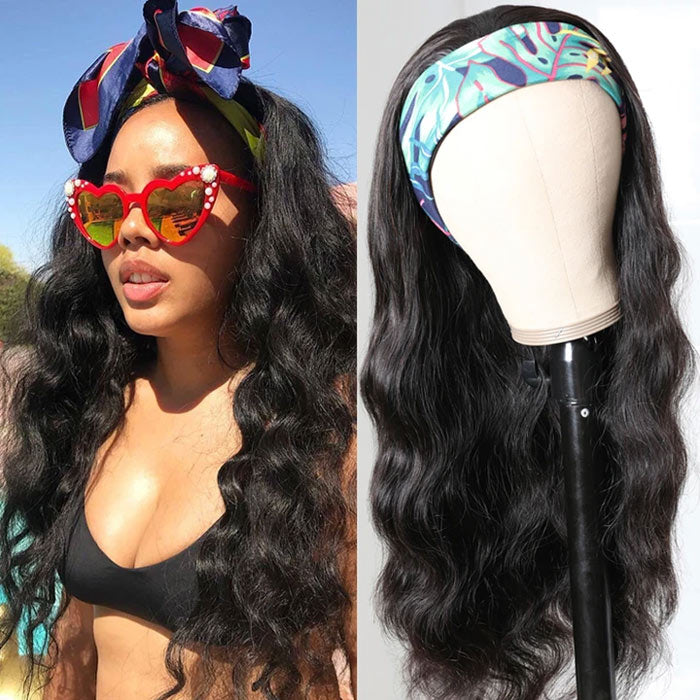 Headband Wig Human Hair Body Wave Beginner Friendly No Glue No Gel