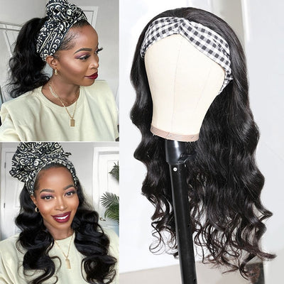 Headband Wig Human Hair Body Wave Beginner Friendly No Glue No Gel