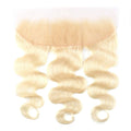 Honey Blonde 613 Color 13x4 Lace Frontal Pre Plucked Body Wave Virgin Human Hair