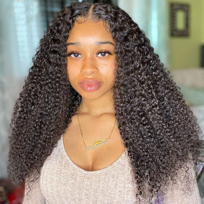 Kinky-Curly-Bundles-with-Transparent-Lace-Frontal-Virgin-Human-Hair-Weave