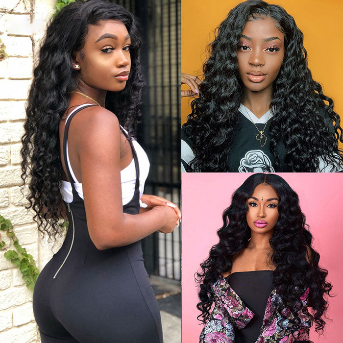 Loose Deep Wave Hair Weave 3 or 4 Bundles Deals Best Beauty Virgin Human Hair Extensions