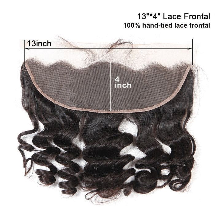 Loose Wave Transparent Lace Frontal Pre Plucked Best Beauty Virgin Human Hair