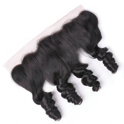 Loose Wave Transparent Lace Frontal Pre Plucked Best Beauty Virgin Human Hair