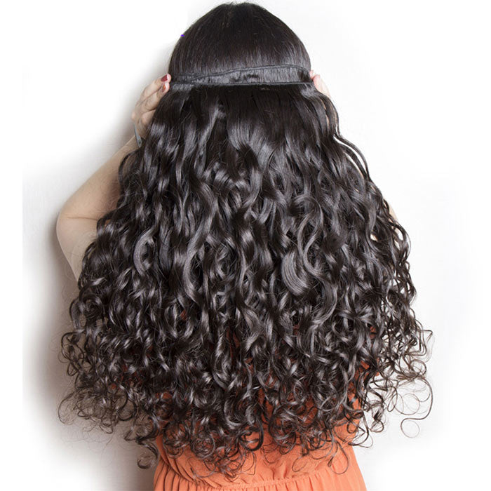 Water Wave Hair Bundles Natural Color Wet and Wavy Best Beauty Virgin Human Hair Extensions