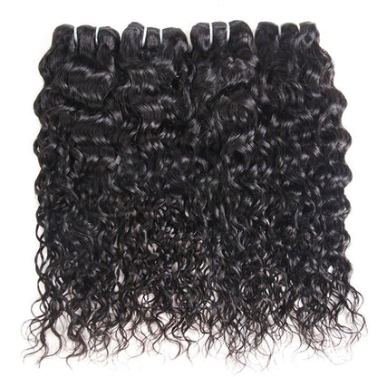 Water Wave Hair Bundles Natural Color Wet and Wavy Best Beauty Virgin Human Hair Extensions