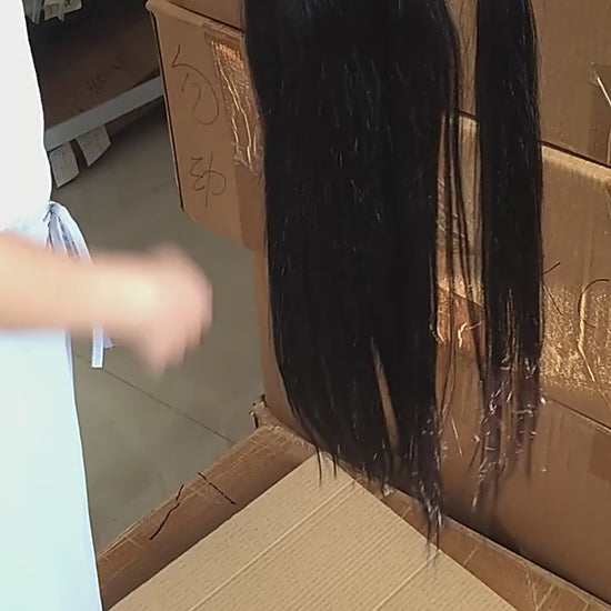 Bone Straight Clip in Ponytail Hair Extensions